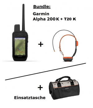 Garmin Alpha 200 K + Alpha T20 K + Tasche ... SET!